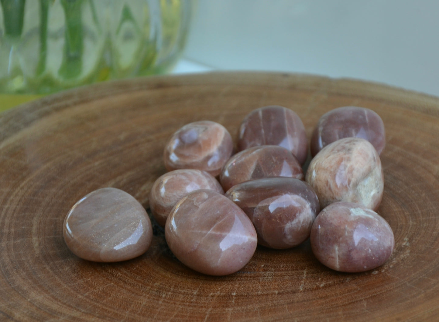 Peach Moonstone Tumbles