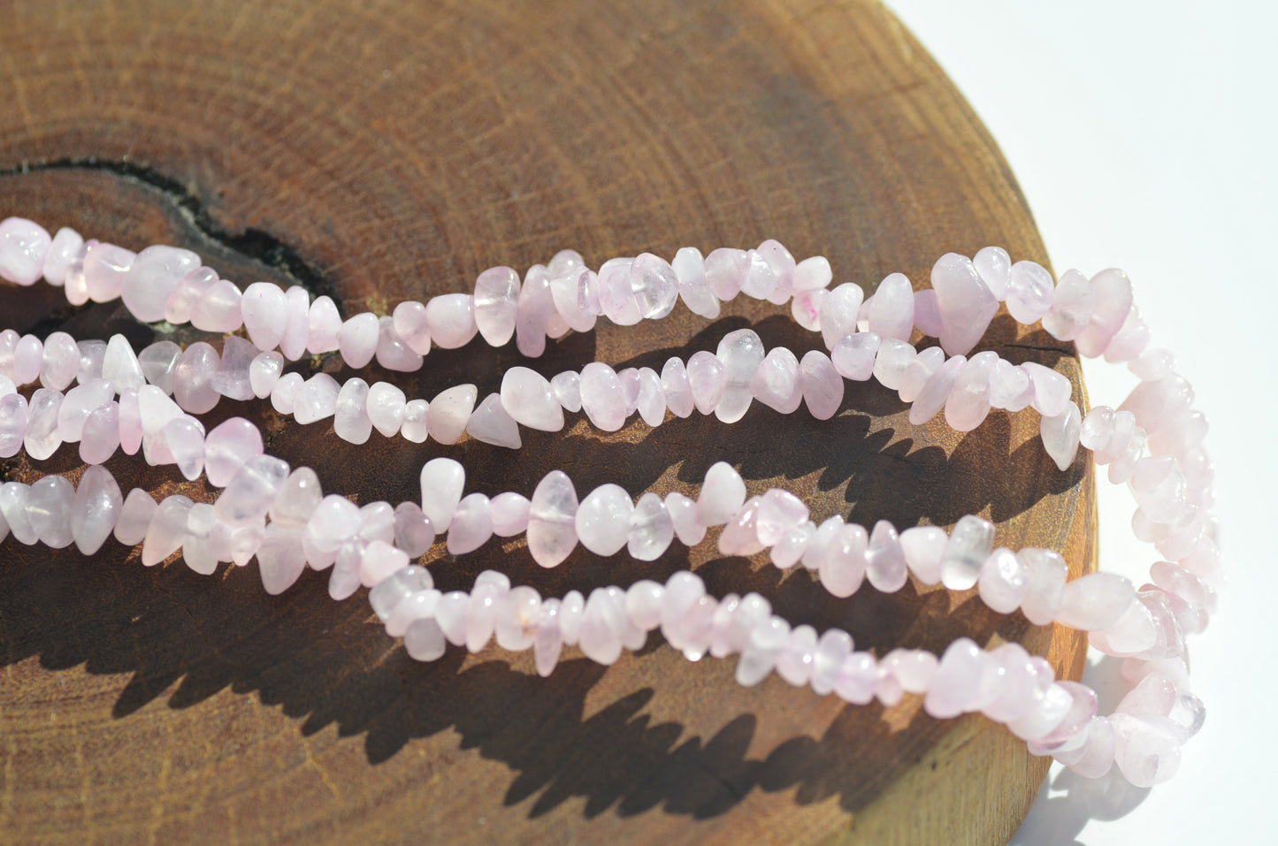 Rose Quartz Chip Necklace