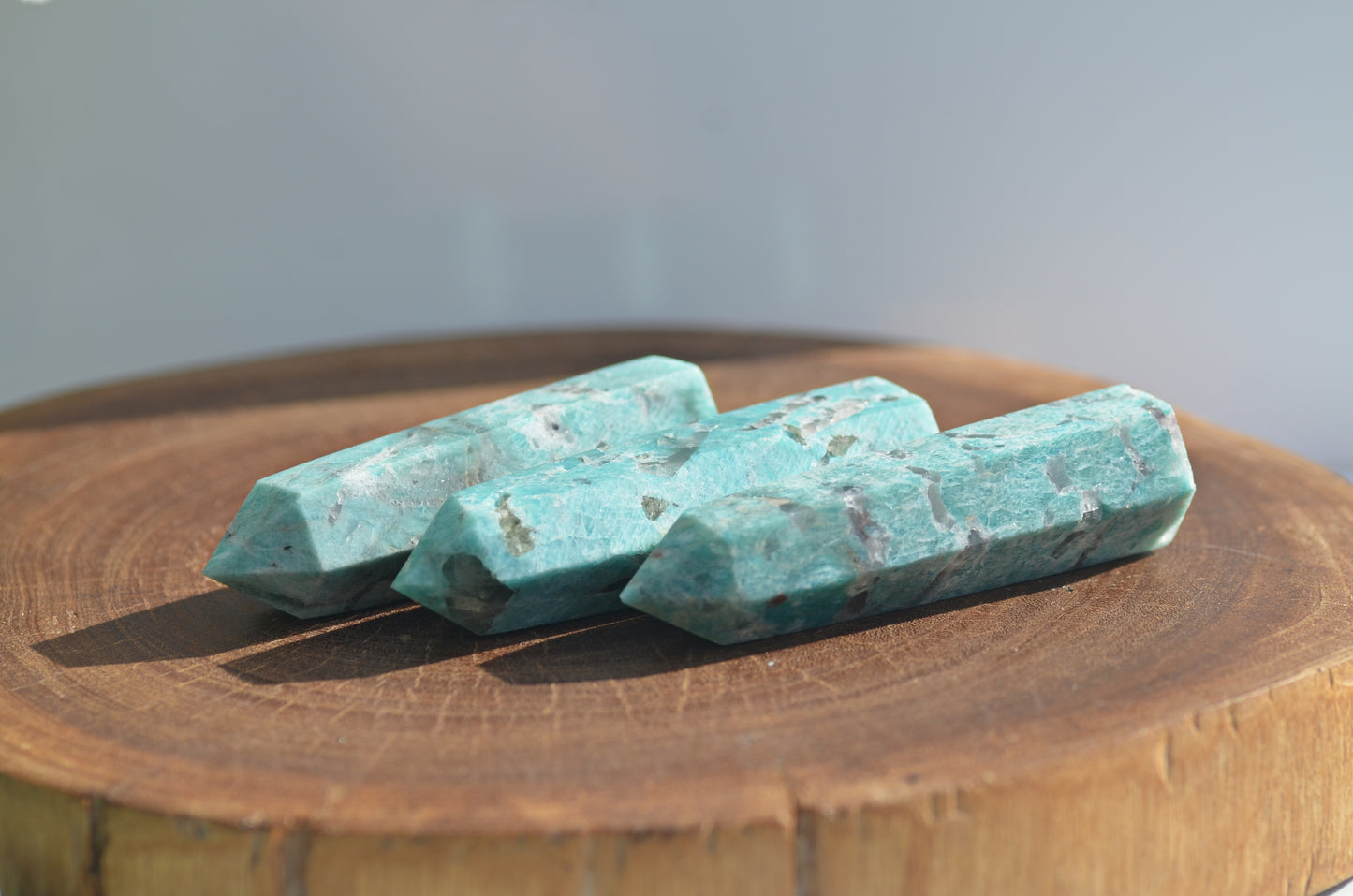 Smokey Quartz in Amazonite Towers