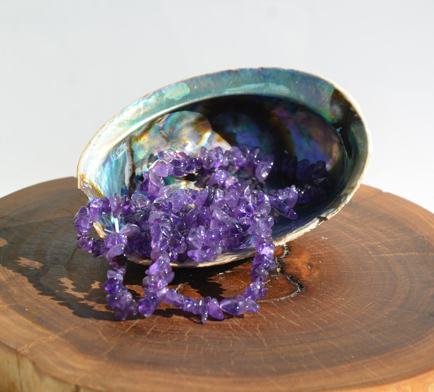 Amethyst Chip Bracelet – Raw Elegance, Crystal Calm