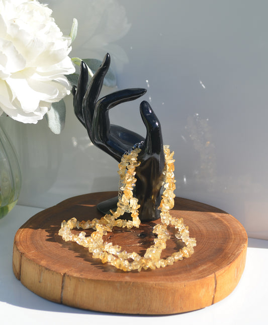 Citrine Chip Necklace