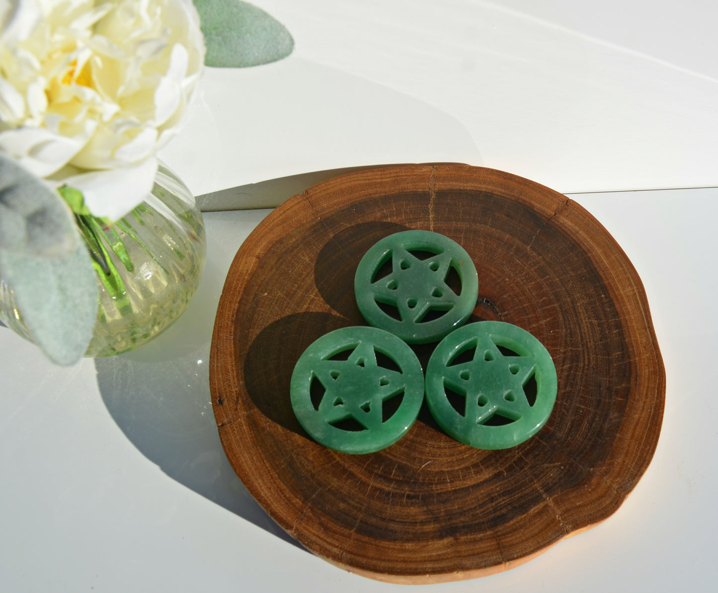 Green Aventurine Pentagram