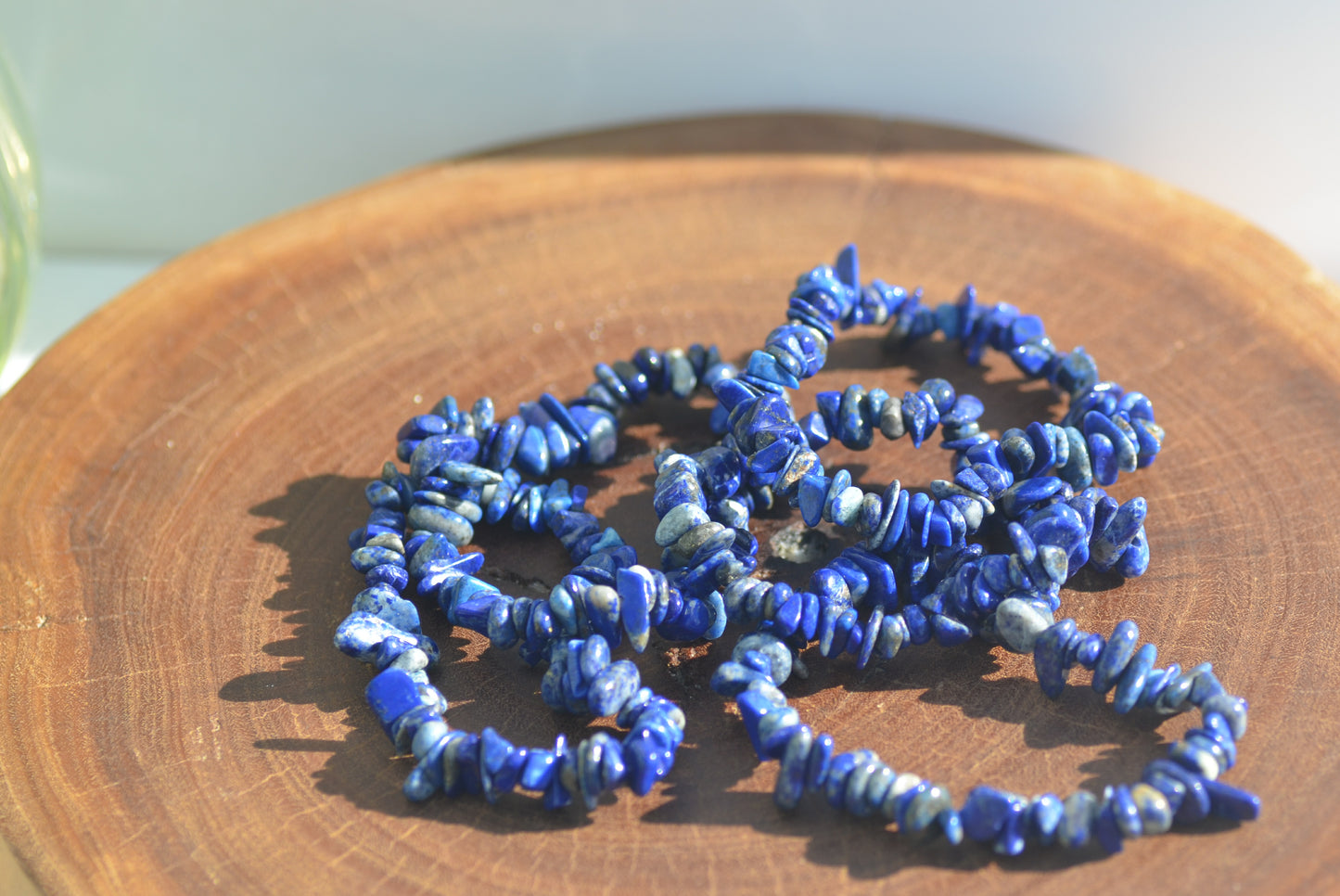 Lapis Lazuli Chip Stretch Bracelet