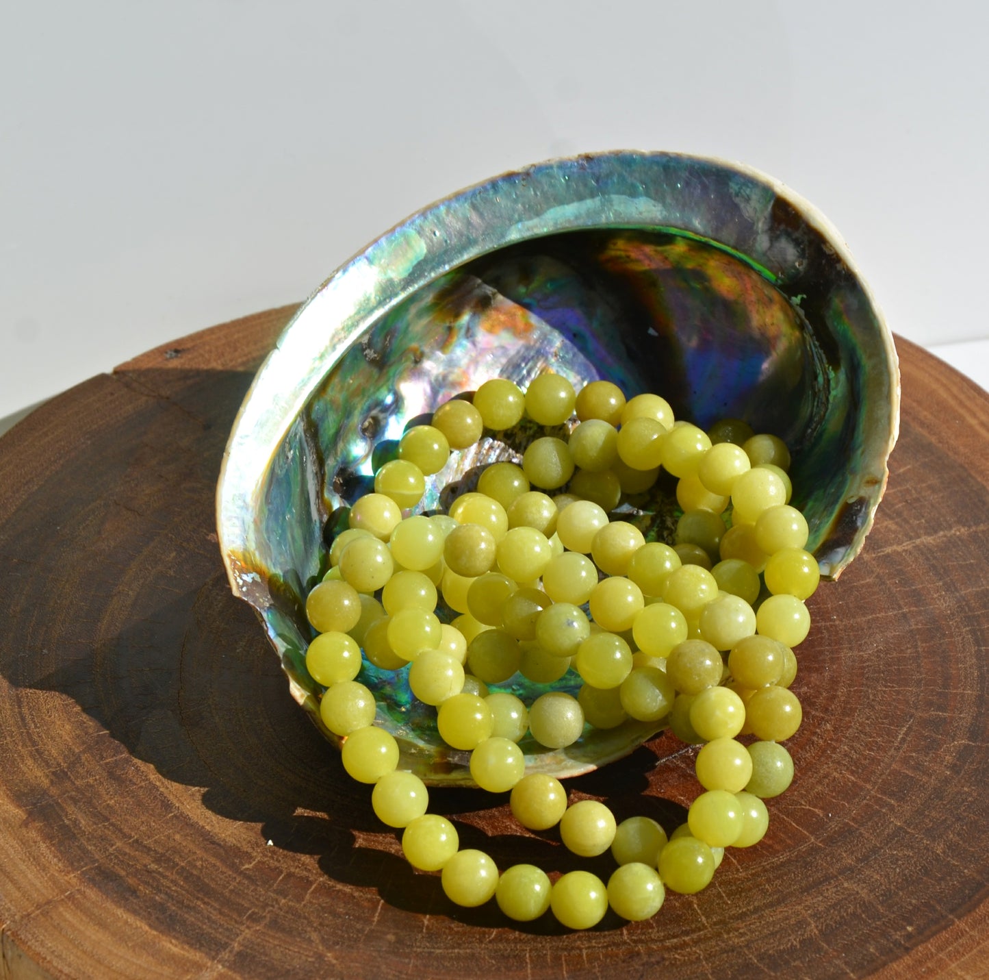 Lemon Jade Stretch Bracelet
