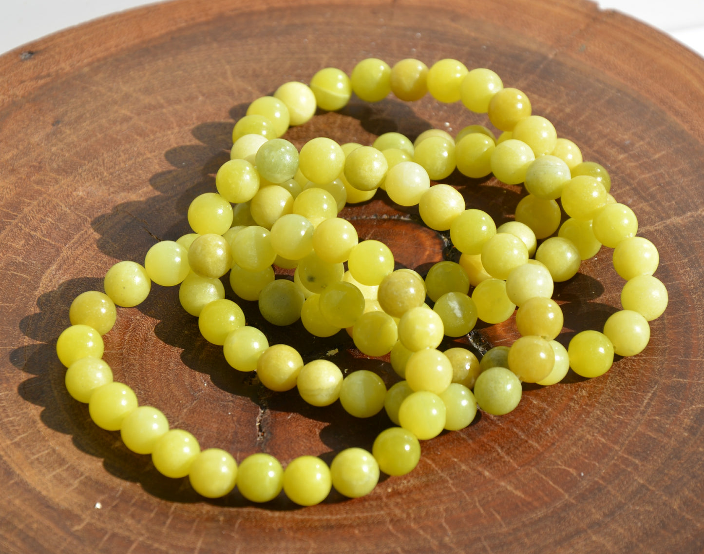 Lemon Jade Stretch Bracelet
