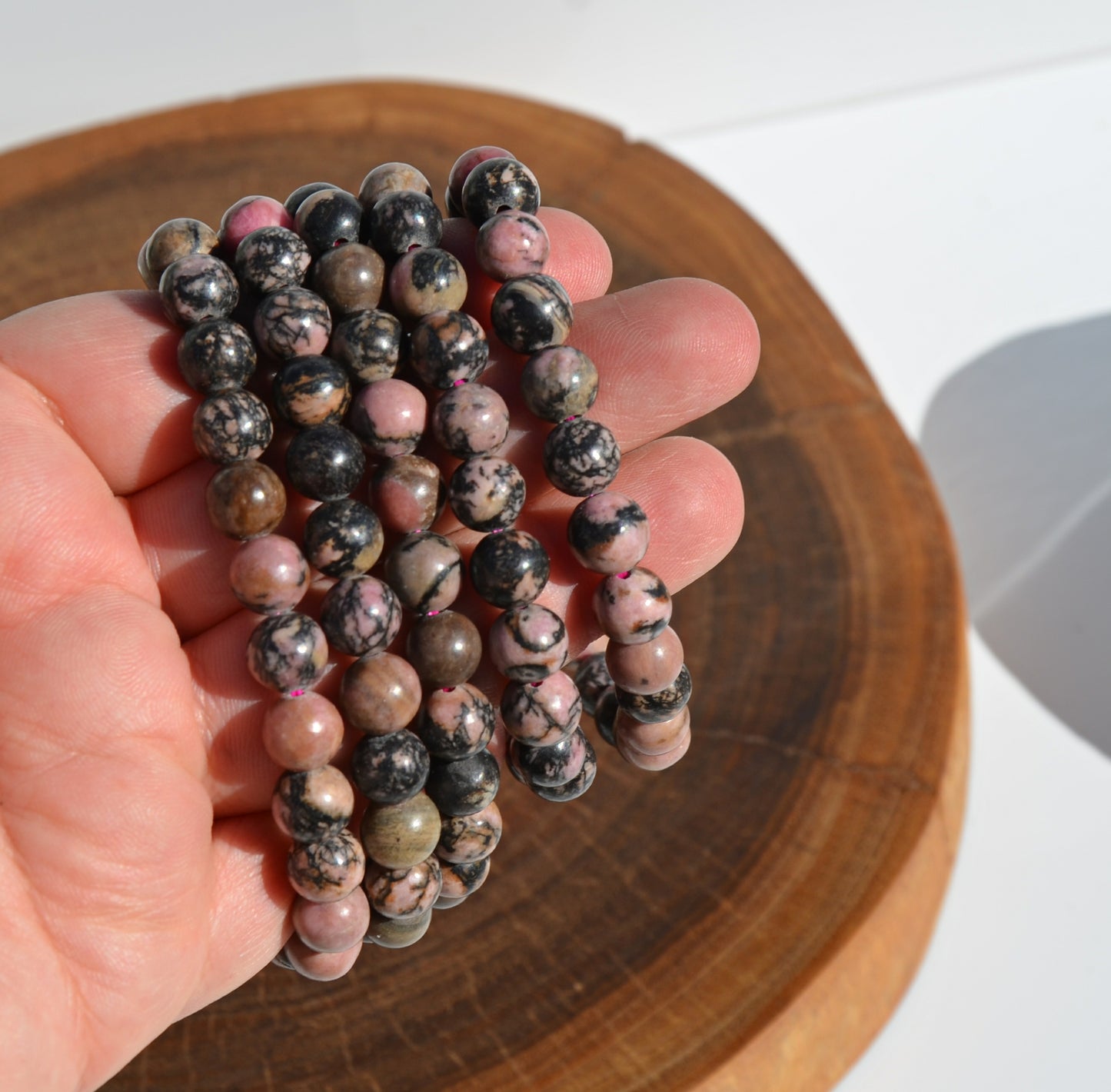 Rhodonite Stretch Braclet